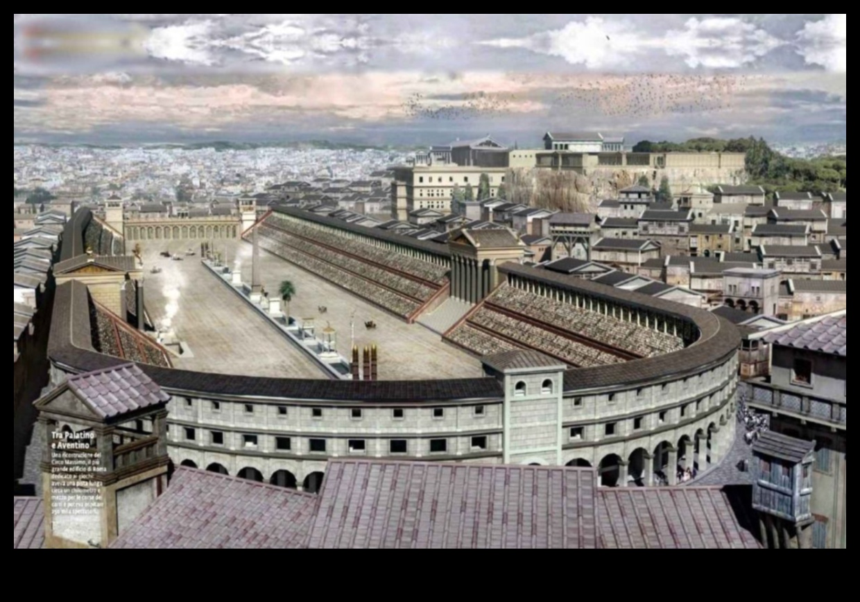 קרקס מקסימוס: מרוצי מרכבות בפסיפסים רומיים