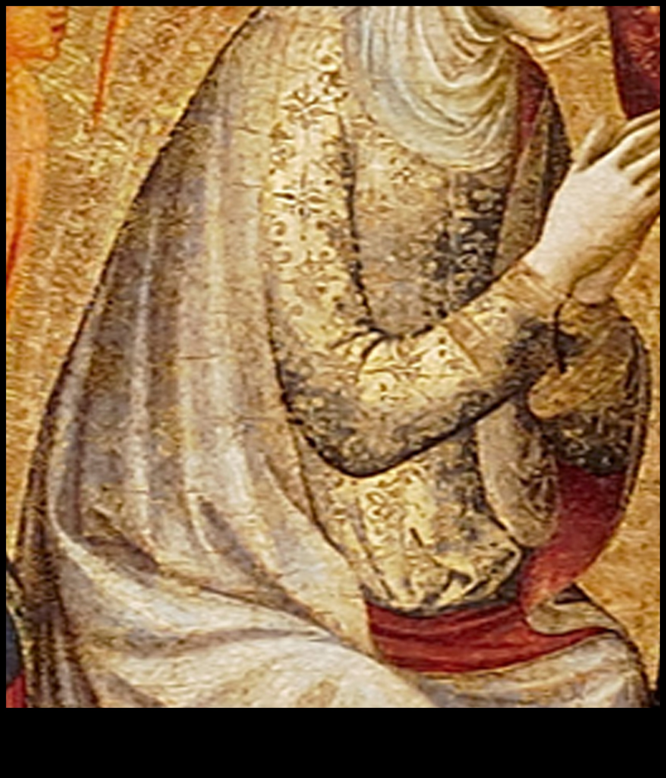 נצנוץ הזהב: המשמעות הסמלית של עלה זהב באמנות ימי הביניים