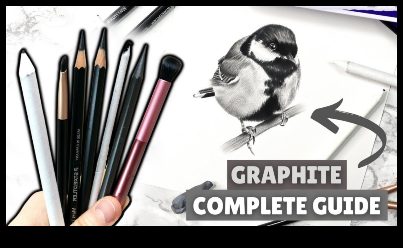 גרפיט וטבע: טכניקות ללכידת צורות אורגניות בעיפרון