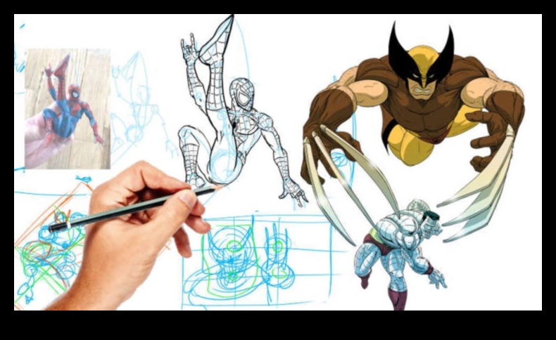 סצנות מלאות באקשן: קומפוזיציה דינמית בציורי מנגה