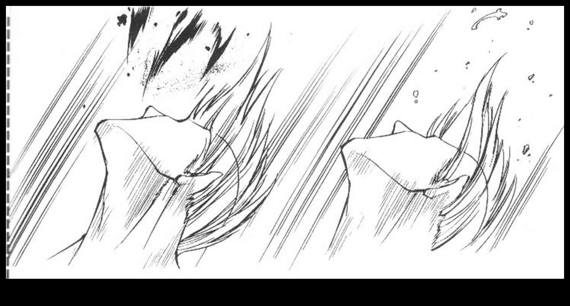 סצנות מלאות באקשן: קומפוזיציה דינמית בציורי מנגה