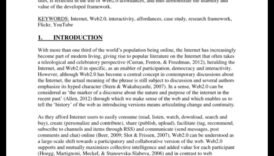 עירוי אינטראקטיבי: המהות של Web 2.0 בדינמיקה מקוונת