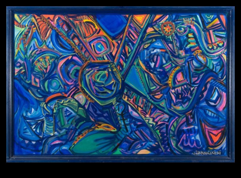 הרמוניה בכאוס: איזון אלמנטים בקומפוזיציות מופשטות