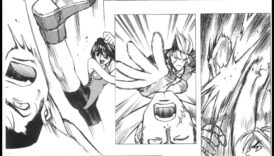 סצנות מלאות באקשן: קומפוזיציה דינמית בציורי מנגה