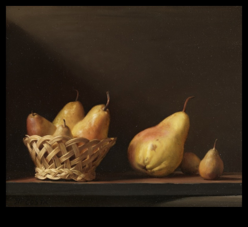 רגעים שנתפסו: טבע דומם בריאליזם מפורט