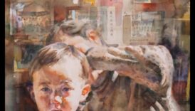 ריאליזם בצבעי מים: דיוקנאות וסצנות כמו חיים בעיפרון